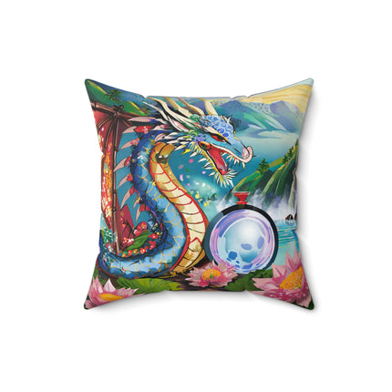 Wisdom's Guardian Spun Polyester Square Pillow