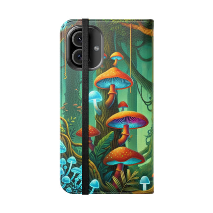 🐅🌿 Silent Stripes Flip Case – Stealth, Grace & Enchanted Forest