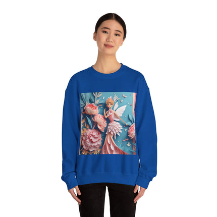 Peony Fairy Unisex Heavy Blend™ Crewneck Sweatshirt
