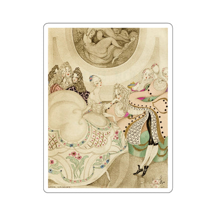 Sur talons rouges (On Red Heels) pl 01 by Gerda Wegener Kiss-Cut Stickers (4 Sizes)