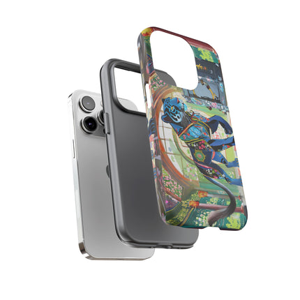 Cyber Panther's Hunt Phone Cases