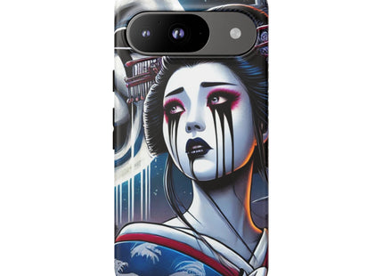 Geisha’s Black Ink Tears Phone Cases