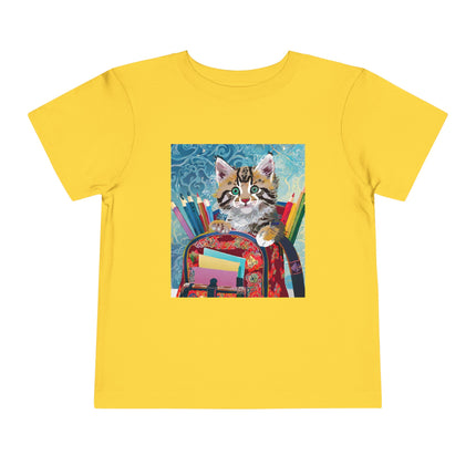 Whiskered Wanderings Toddler Short Sleeve Tee