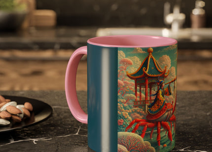 The Celestial Crab Navigator Colorful Mugs (11oz, 15oz)