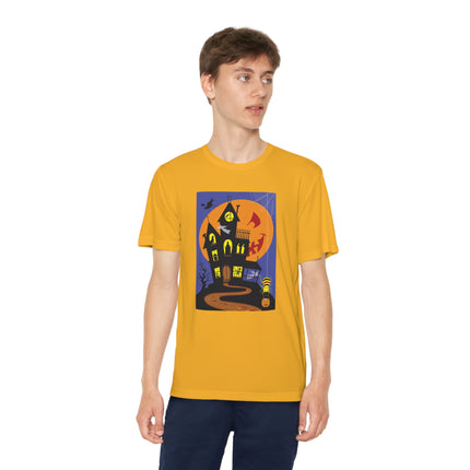 Halloween Night at the Haunted House Youth Competitor Tee