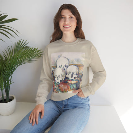 The Three Skulls by Paul Cézanne Unisex Heavy Blend™ Crewneck Sweatshirt