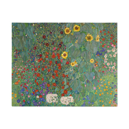 Farm Garden with Sunflowers by Gustav Klimt Puzzle (30, 110, 252, 500-Piece)