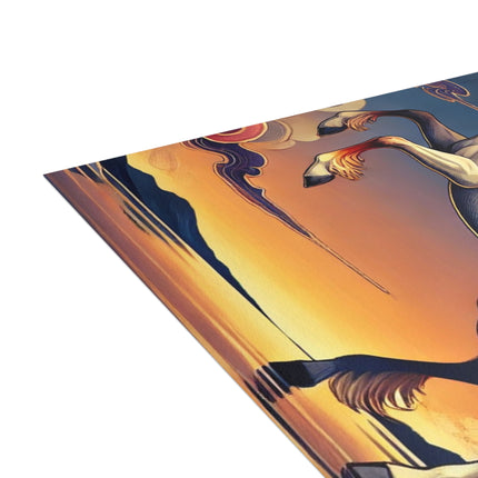 Flame-Winged Horse at Sunset Postcards (envelopes included) - Bundles of 10, 30, 50 Pieces