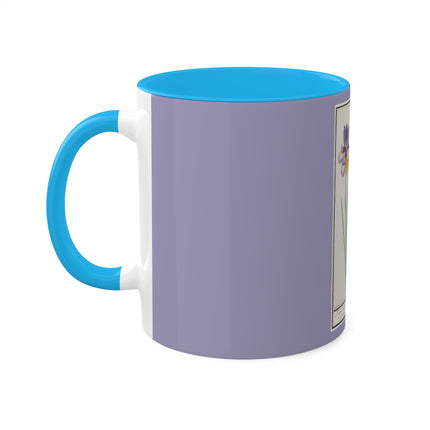 Iris, Iris sibirica by Anselmus Boëtius de Boodt Colorful Mugs, 11oz