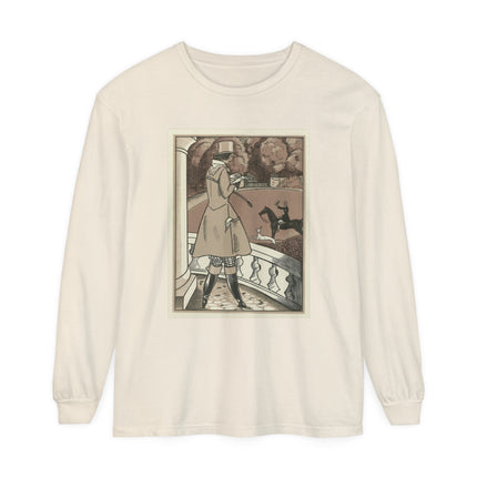Amazone by Fernand Siméon Unisex Garment-dyed Long Sleeve T-Shirt
