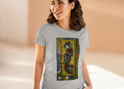 Courtesan (after Eisen) by Vincent van Gogh Women's Midweight Cotton Tee