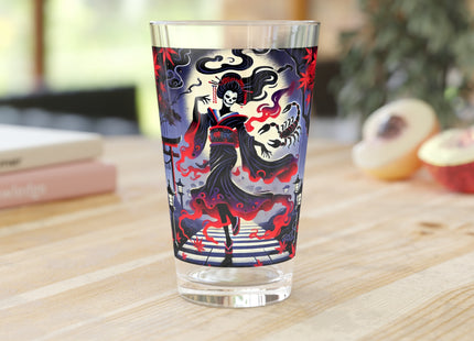 Halloween Sorceress Glass, 16oz