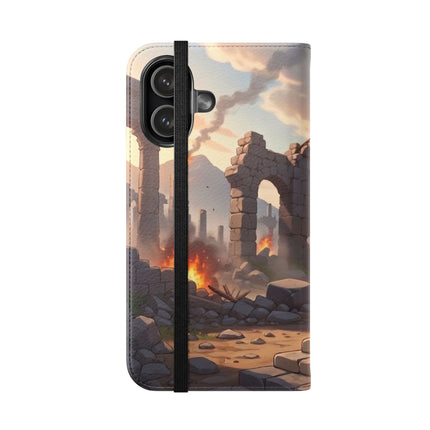 🐆🔭 The Snow Leopard Lookout Flip Case – Adventure, Curiosity & Fearless Style