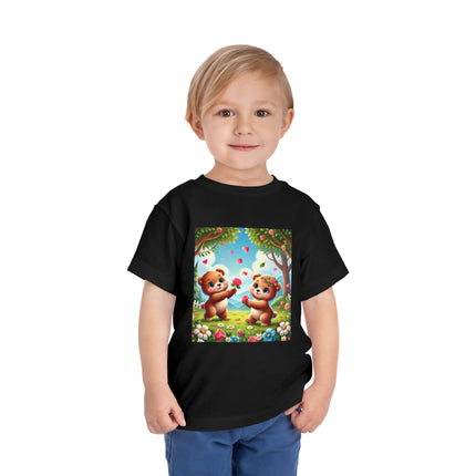 Teddy Bear Friendship Toddler Short Sleeve Tee
