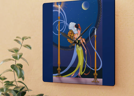 Smoke and Secrets Acrylic Wall Clock