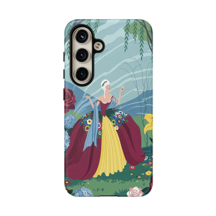 🌹🌿 The Willow Garden Promenade Phone Case – Art Deco Floral Elegance