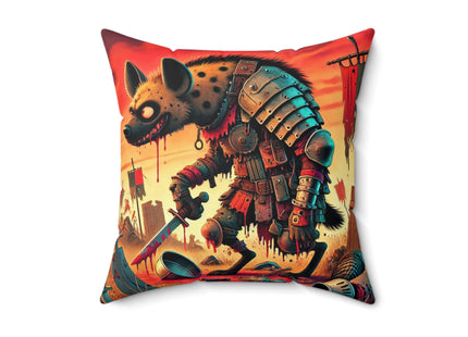 The Cunning Scavenger Spun Polyester Square Pillow
