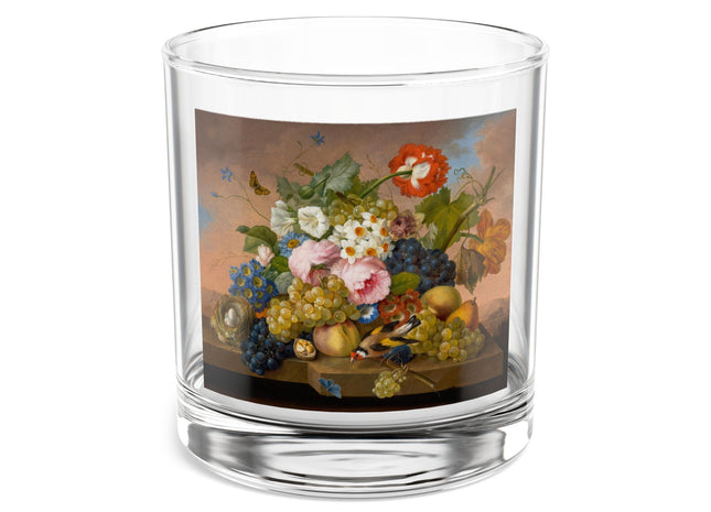 Floral Still Life by Franz Xaver Petter Rocks Glass, 10oz