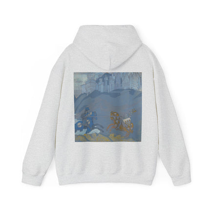 The Duel by Nicholas Roerich Unisex Heavy Blend™ Hooded Sweatshirt