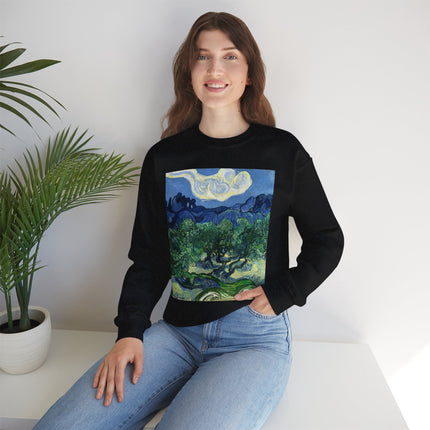 Olive Trees by Vincent Van Gogh Unisex Heavy Blend™ Crewneck Sweatshirt