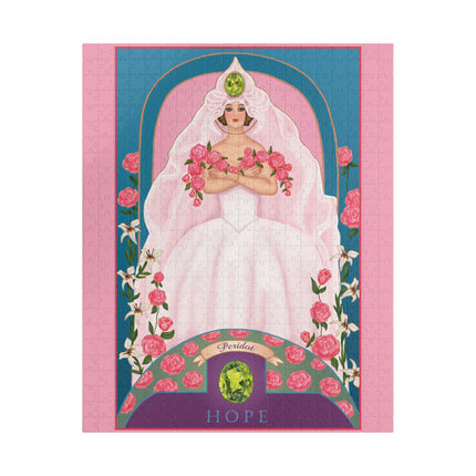 August & Peridot (from the Gem Series) by Sofia Chiostri Puzzle (110, 252, 500-Piece)