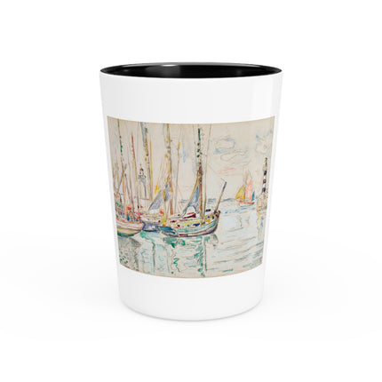 Groix by Paul Signac Ceramic Shot Glass