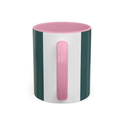 Candy Cane Timekeeper Bunny Colorful Mugs (11oz, 15oz)