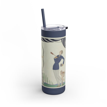 Visez au coeur, belles dames! by George Barbier Skinny Matte Tumbler, 20oz