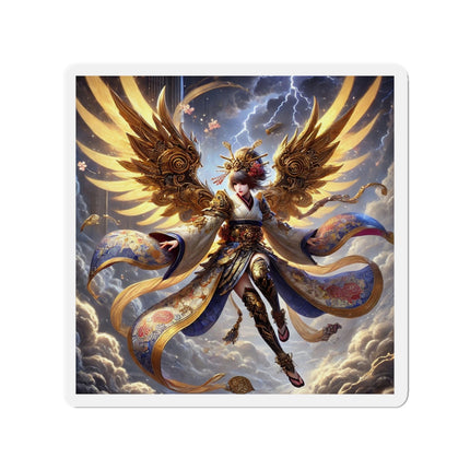 Valkyrie Descending Through Storm Die-Cut Magnets (4 Sizes)