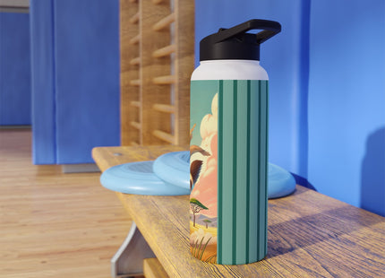 Swift Cheetah Stainless Steel Water Bottle, Standard Lid