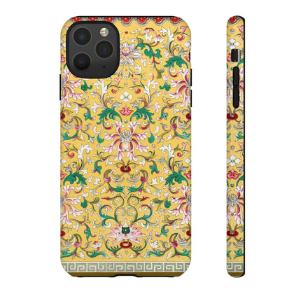 Yellow Botanical Pattern by Owen Jones Phone Cases
