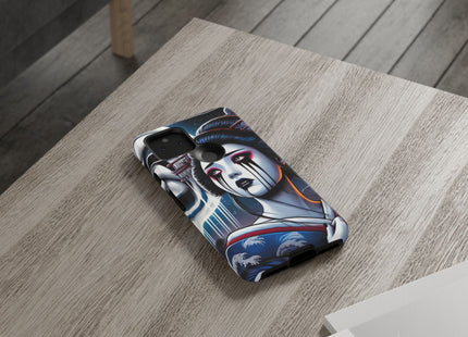 Geisha’s Black Ink Tears Phone Cases