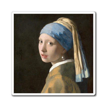 Girl with a Pearl Earring by Johannes Vermeer Magnets (3 Sizes)