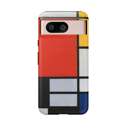 Composition with Red, Yellow, Blue, and Black by Piet Mondrian Phone Cases