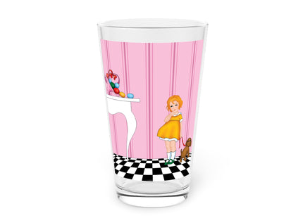 Easter Joy in Deco Hues Pint Glass, 16oz