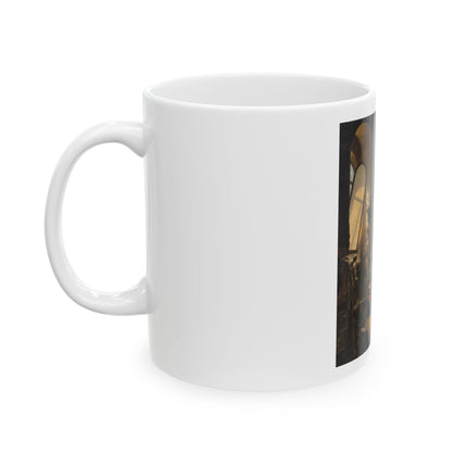 Raphael and his Muse in the Atelier by Vincenzo Abbati Ceramic Mug (11oz, 15oz)