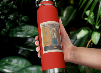 Pompeii Wall Pl.20 by Victor Steeger Copper Vacuum Insulated Bottle, 22oz