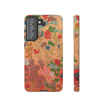 Ornamental Japanese Flower Pattern Phone Cases
