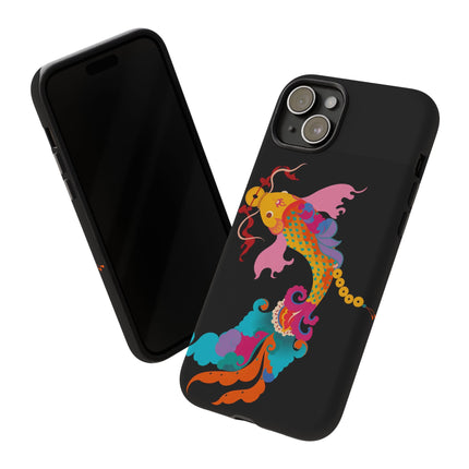 Golden Koi Phone Case – Lucky Swim & Vibrant Fortune