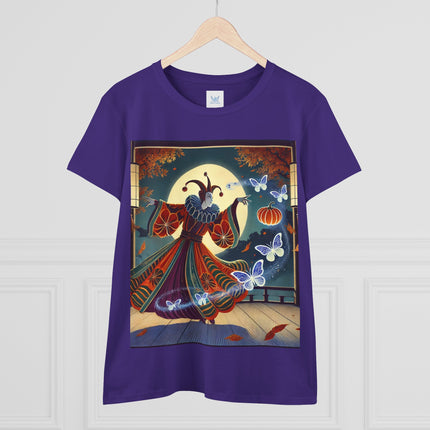 Court Magician with Ghost Butterflies Cotton Tee