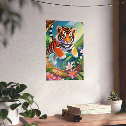 Majestic Tiger Cub Fine Art Posters