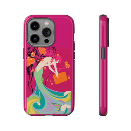 Mermaid Dive Phone Case – Vibrant Waves & Playful Elegance