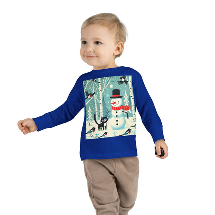 Frosty Forest Friends Toddler Long Sleeve Tee