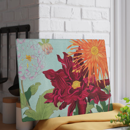 Dahlia by Tanigami Kônan Glass Cutting Board