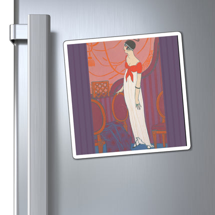 L’Entracte by Georges Lepape Magnets (3 Sizes)