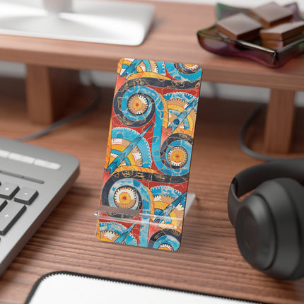 Reproduction of S-Spiral Frieze by Emile Gilliéron Mobile Display Stand for Smartphones