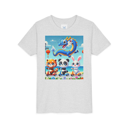 Seaside Scooter Friends Youth Short Sleeve Tee