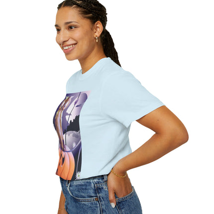 The Startled Pumpkin Unisex Garment-Dyed T-shirt