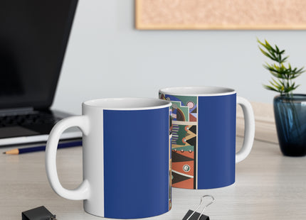 Collection decors et couleurs Pl.03 by Georges Valmiers Ceramic Mug 11oz