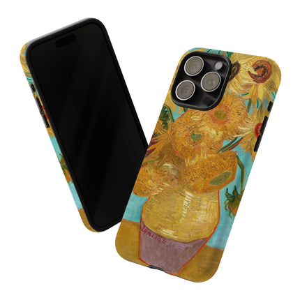 Vase with Twelve Sunflowers by Vincent Van Gogh Phone Cases